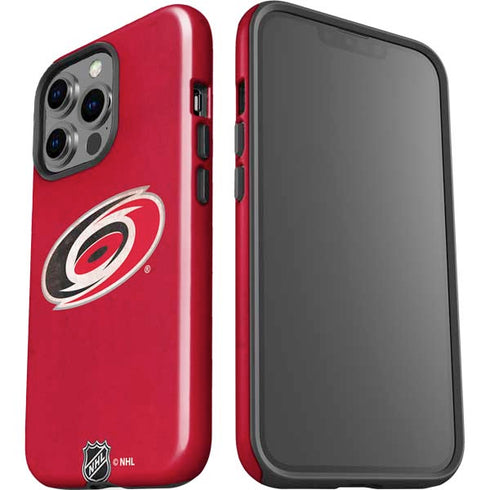 NHL Carolina Hurricanes Distressed iPhone 15 Pro Impact Case