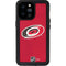 NHL Carolina Hurricanes Distressed iPhone 14 Pro Max Waterproof Case