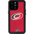NHL Carolina Hurricanes Distressed iPhone 14 Pro Max Waterproof Case