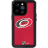 NHL Carolina Hurricanes Distressed iPhone 14 Pro Waterproof Case