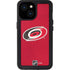 NHL Carolina Hurricanes Distressed iPhone 15 Waterproof Case