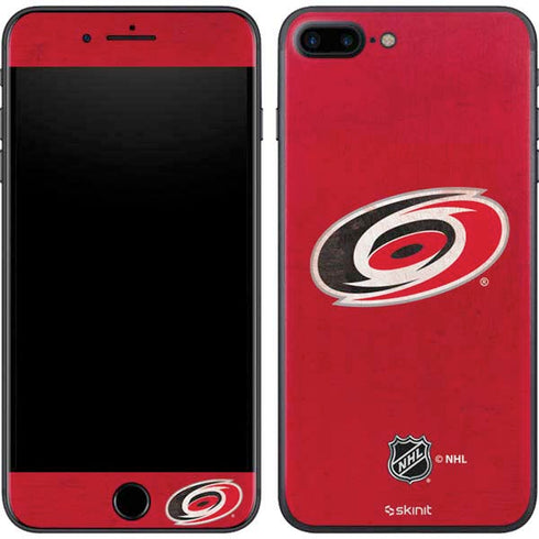 NHL Carolina Hurricanes Distressed iPhone 8 Plus Skin