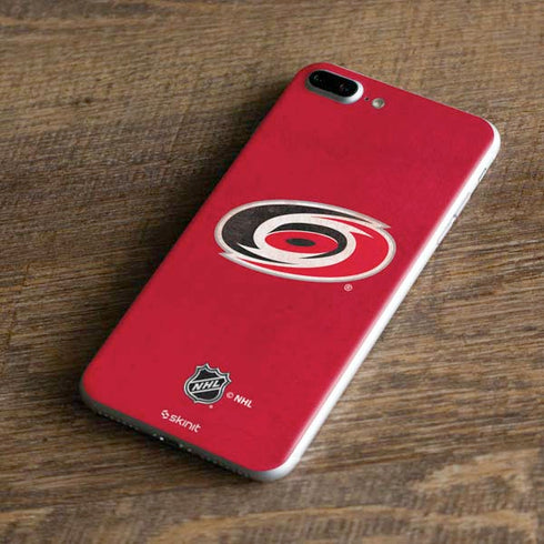 NHL Carolina Hurricanes Distressed iPhone 8 Plus Skin