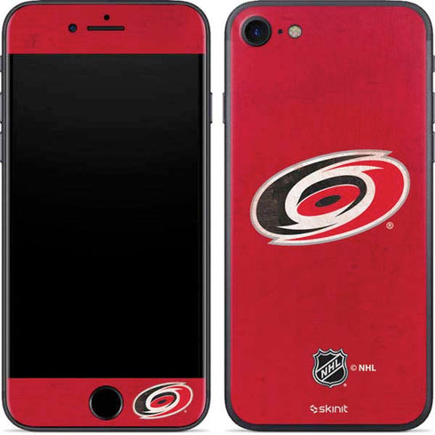 NHL Carolina Hurricanes Distressed iPhone 8 Skin
