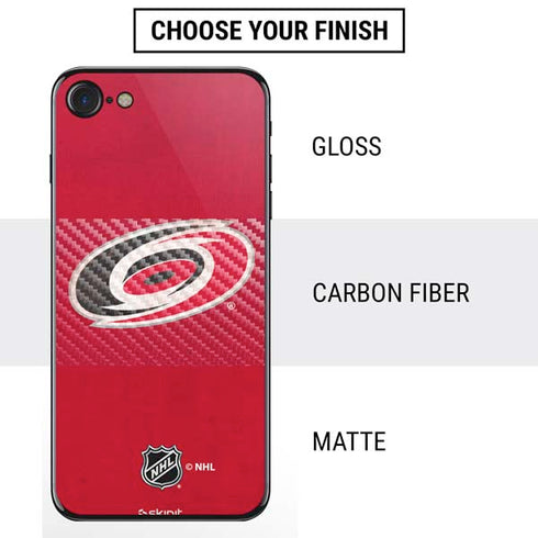 NHL Carolina Hurricanes Distressed iPhone SE (2nd & 3rd Gen) Skin