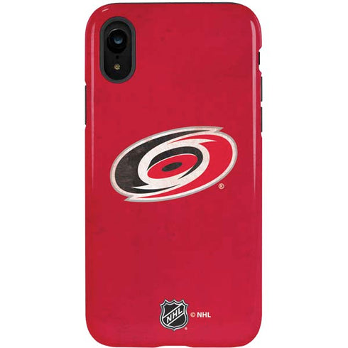 NHL Carolina Hurricanes Distressed iPhone XR Pro Case