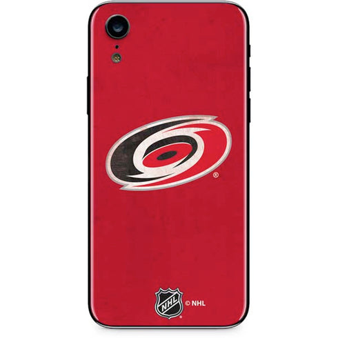 NHL Carolina Hurricanes Distressed iPhone XR Skin
