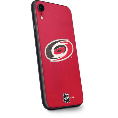 NHL Carolina Hurricanes Distressed iPhone XR Skin