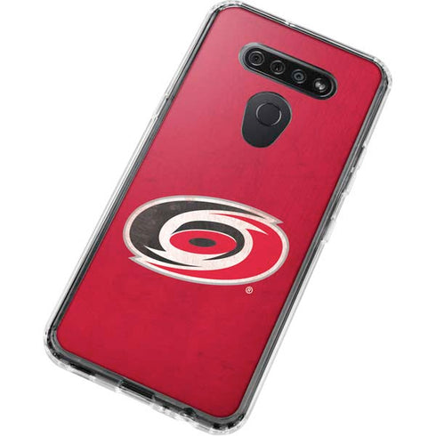 NHL Carolina Hurricanes Distressed LG K51/Q51 Clear Case