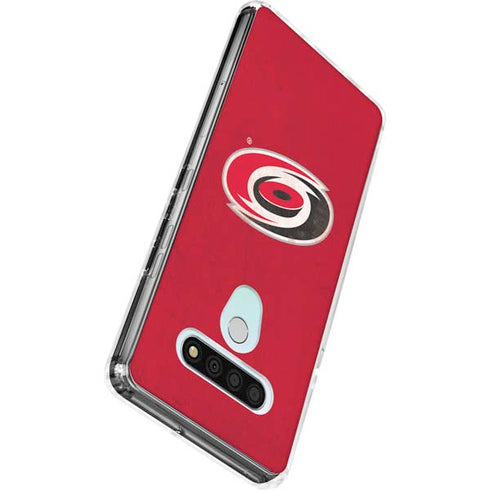 NHL Carolina Hurricanes Distressed LG Stylo 6 Clear Case