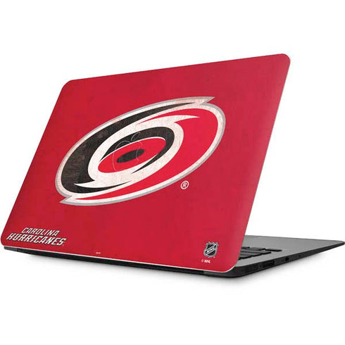 NHL Carolina Hurricanes Distressed Apple MacBook Skin