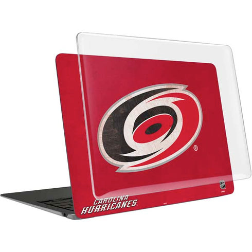 NHL Carolina Hurricanes Distressed MacBook Air 15in (2023-2025) Case plus Skin