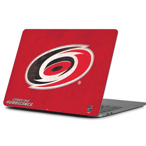 NHL Carolina Hurricanes Distressed Apple MacBook Pro 13-inch Skin
