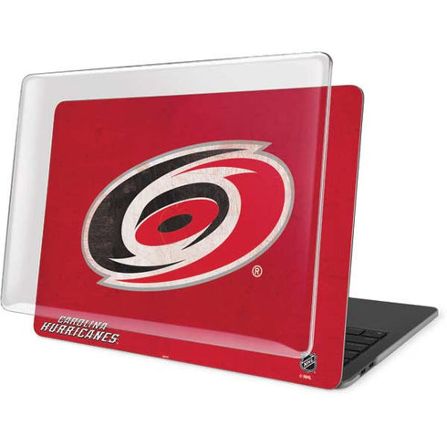 NHL Carolina Hurricanes Distressed MacBook Pro 13in (2020) Case plus Skin