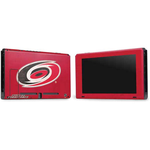 NHL Carolina Hurricanes Distressed Nintendo Switch Bundle Skin