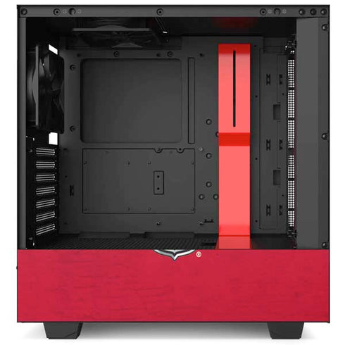 NHL Carolina Hurricanes Distressed NZXT H510 Compact ATX Mid-Tower Case Skin