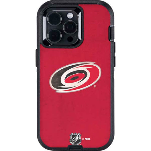 NHL Carolina Hurricanes Distressed Otterbox Defender iPhone Skin