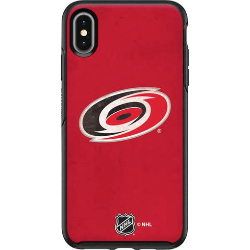 NHL Carolina Hurricanes Distressed Otterbox Symmetry iPhone Skin