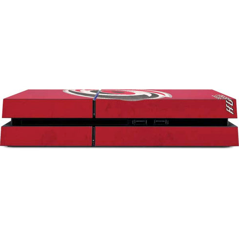 NHL Carolina Hurricanes Distressed PS4 Console Skin