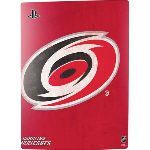 NHL Carolina Hurricanes Distressed PS5 Console Skin
