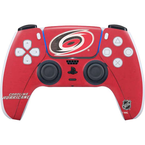 NHL Carolina Hurricanes Distressed PS5 Controller Skin