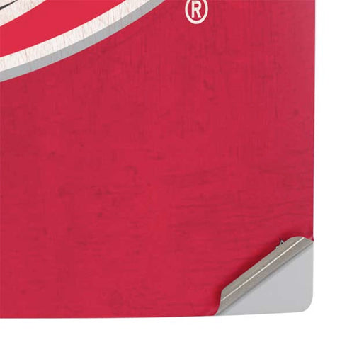 NHL Carolina Hurricanes Distressed PS5 Slim Digital Edition Console Skin