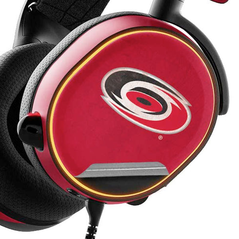 NHL Carolina Hurricanes Distressed SteelSeries Arctis 5 Skin