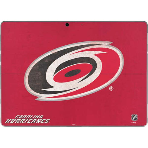 NHL Carolina Hurricanes Distressed Surface Pro 8 Skin