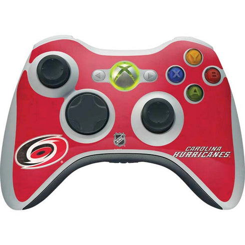 NHL Carolina Hurricanes Distressed Xbox 360 Wireless Controller Skin