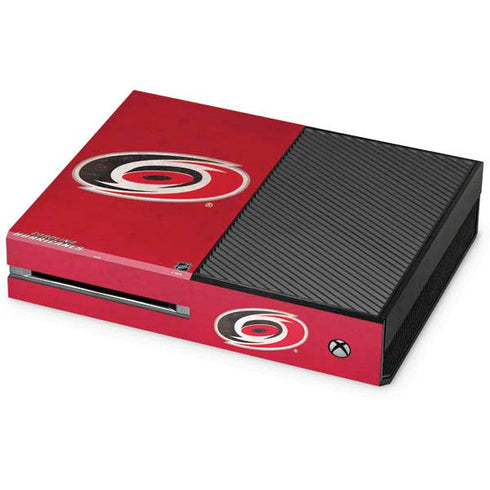 NHL Carolina Hurricanes Distressed Xbox One Console Skin