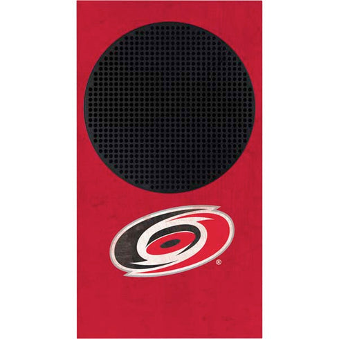 NHL Carolina Hurricanes Distressed Xbox Series S Console Skin