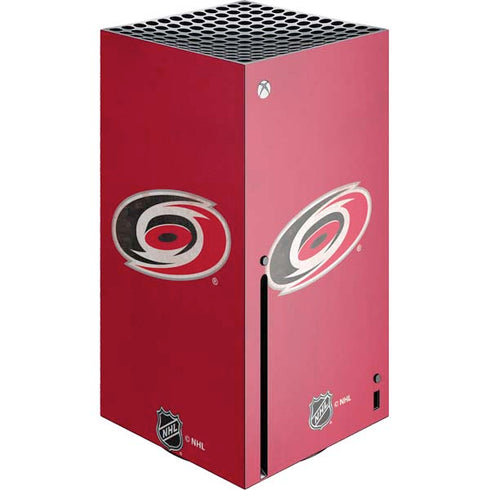 NHL Carolina Hurricanes Distressed Xbox Series X Console Skin