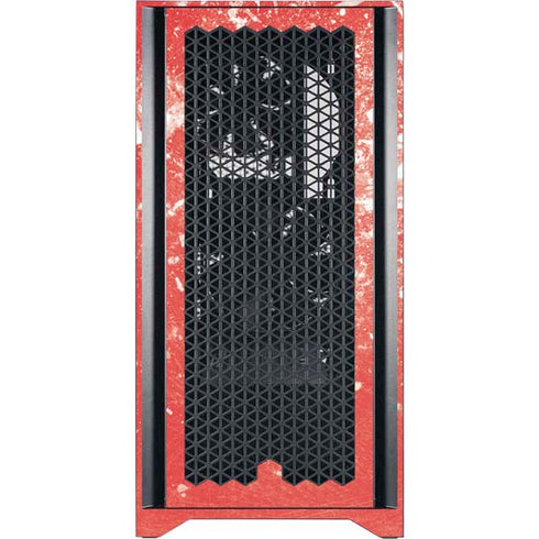 NHL Carolina Hurricanes Frozen Corsair 4000D Tempered Glass Mid-Tower ATX Case Skin