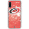 NHL Carolina Hurricanes Frozen Galaxy A10e Clear Case