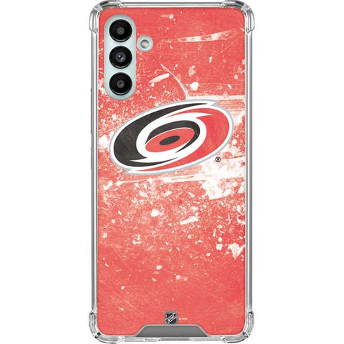 NHL Carolina Hurricanes Frozen Galaxy A13 5G Clear Case