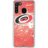 NHL Carolina Hurricanes Frozen Galaxy A21 Clear Case