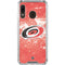 NHL Carolina Hurricanes Frozen Galaxy A30 Clear Case
