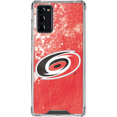 NHL Carolina Hurricanes Frozen Galaxy Note20 5G Clear Case