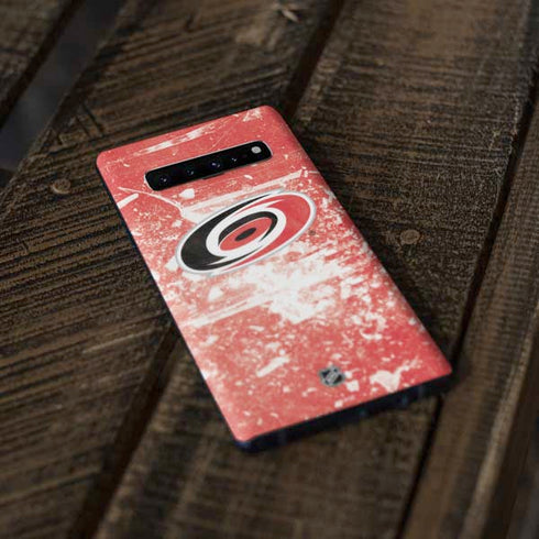 NHL Carolina Hurricanes Frozen Galaxy S10 Plus Skin