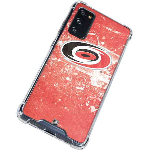 NHL Carolina Hurricanes Frozen Galaxy S20 FE Clear Case