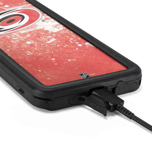 NHL Carolina Hurricanes Frozen Galaxy S20 Plus Waterproof Case