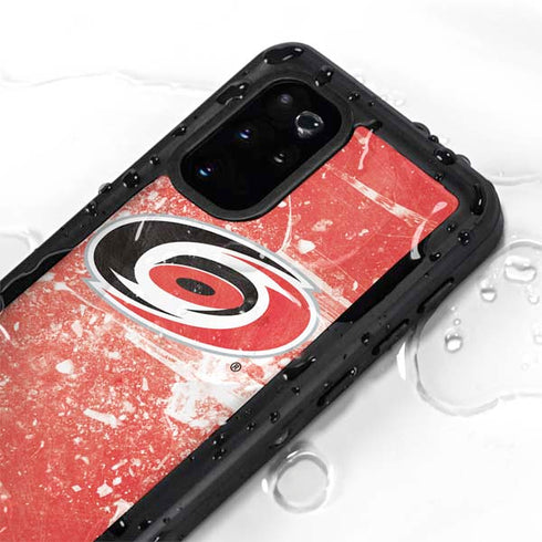 NHL Carolina Hurricanes Frozen Galaxy S20 Plus Waterproof Case