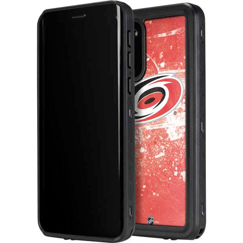 NHL Carolina Hurricanes Frozen Galaxy S20 Waterproof Case