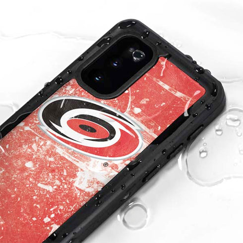 NHL Carolina Hurricanes Frozen Galaxy S20 Waterproof Case