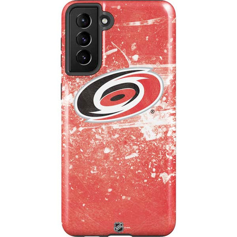 NHL Carolina Hurricanes Frozen Galaxy S21 FE Pro Case