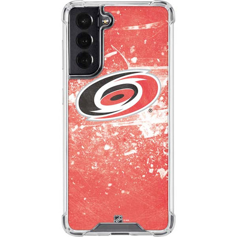 NHL Carolina Hurricanes Frozen Galaxy S22 Clear Case
