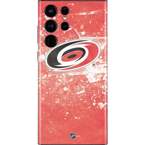 NHL Carolina Hurricanes Frozen Galaxy S22 Ultra Skin