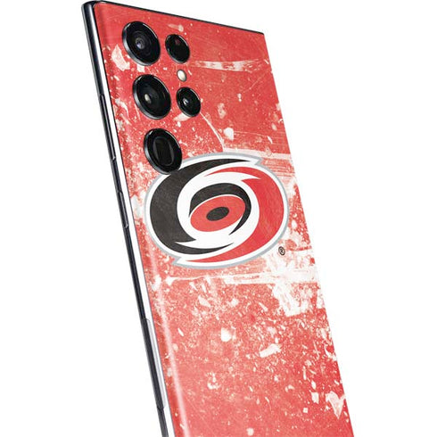 NHL Carolina Hurricanes Frozen Galaxy S22 Ultra Skin