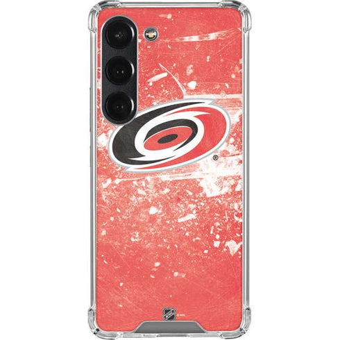 NHL Carolina Hurricanes Frozen Galaxy S23 Clear Case