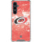 NHL Carolina Hurricanes Frozen Galaxy S23 FE Clear Case